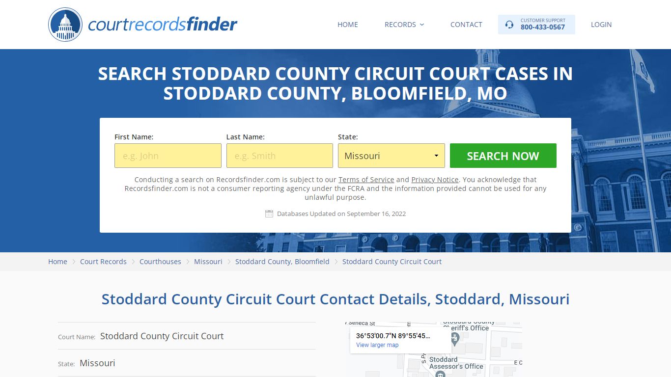 Stoddard County Circuit Court Case Search - RecordsFinder